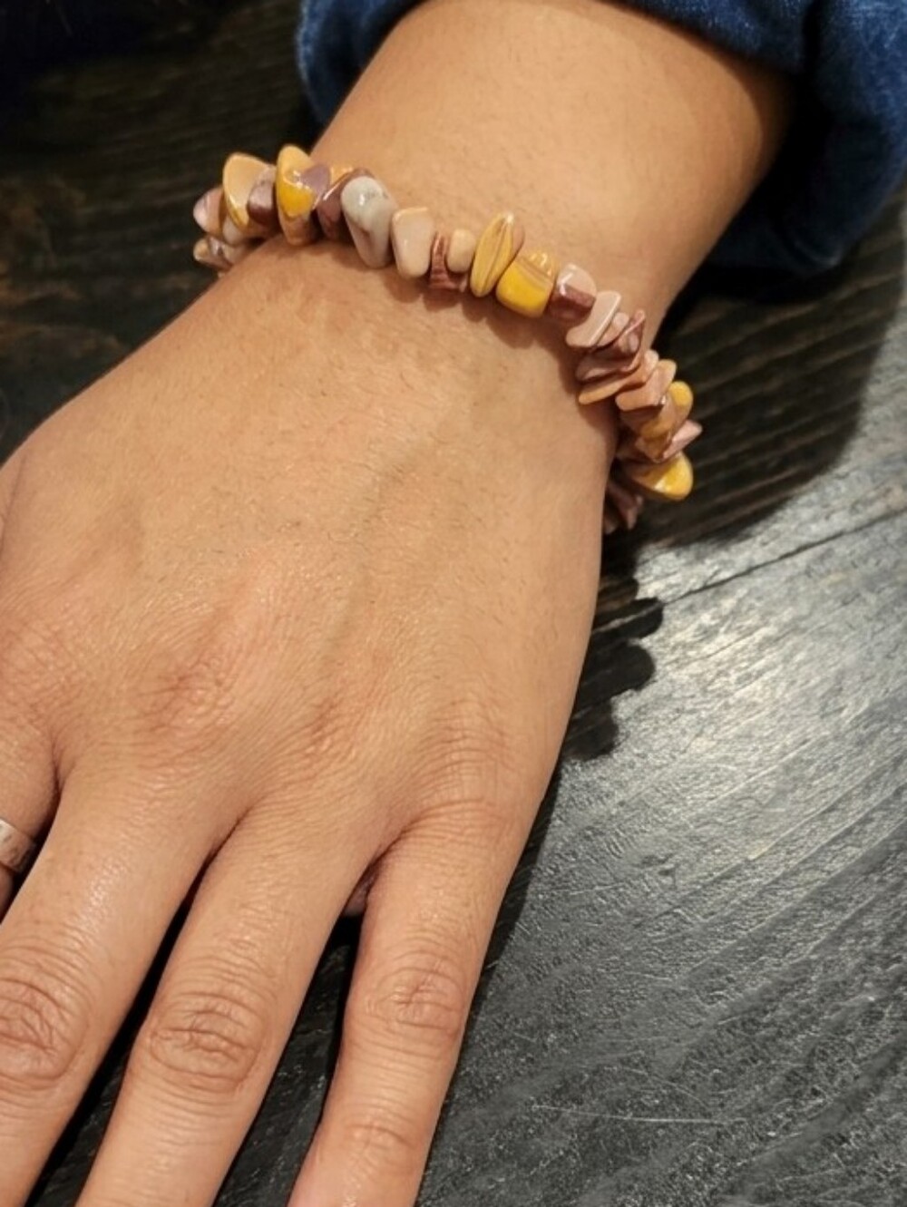 Mookaite Crystal Chip Bracelet